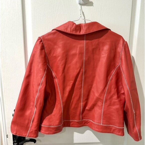 Wilson's Leather 100% leather notch collar jacket - Picture 9 of 10